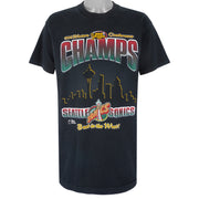 NBA - Seattle SuperSonics Best In The West T-Shirt 1996 X-Large Vintage Retro Basketball