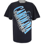 NFL (The Game) - Black Carolina Panthers T-Shirt 1993 X-Large Vintage Retro Football