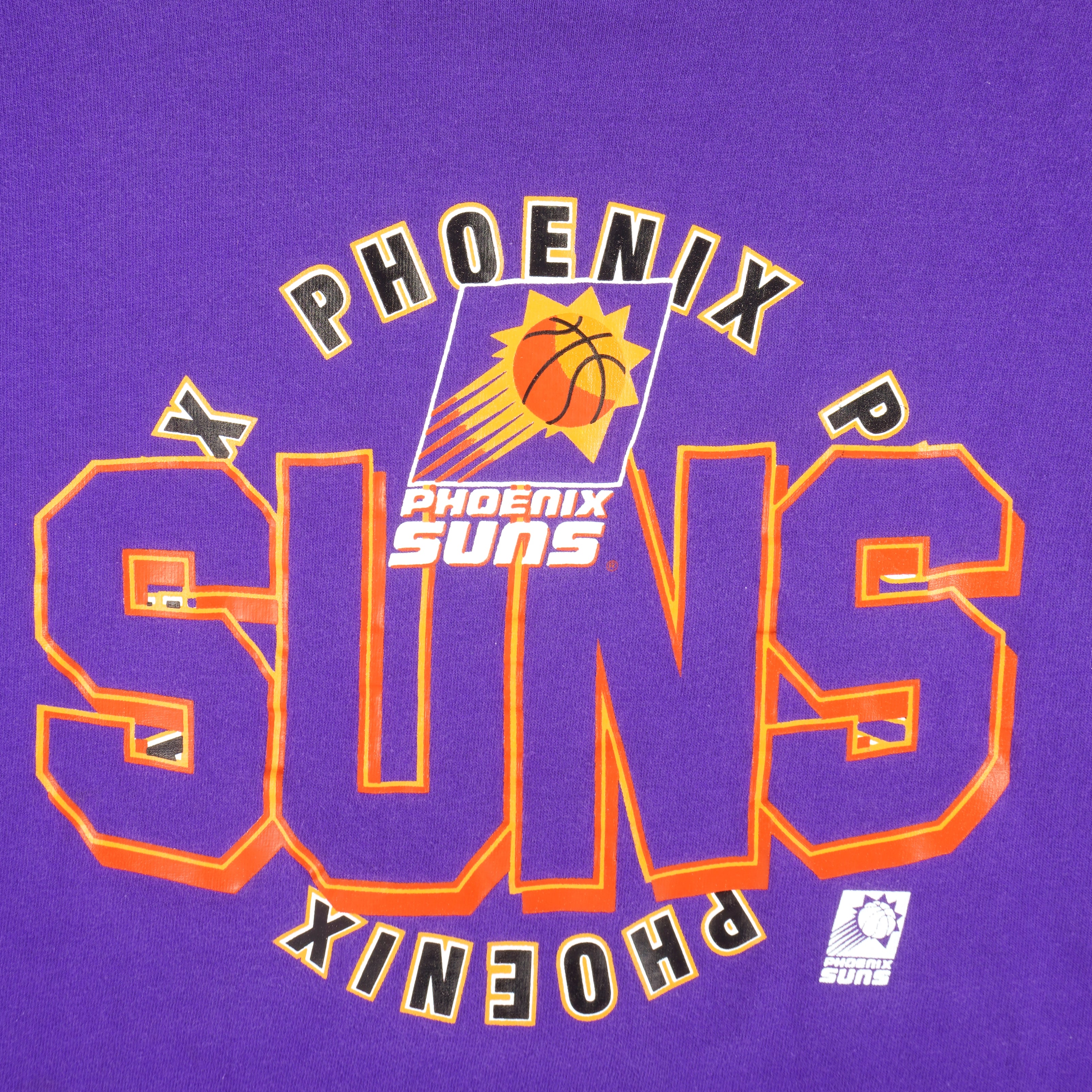 Champion - Purple Phoenix Suns T-Shirt 1990s Large Vintage Retro Basketball