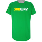 Vintage - Green Subway T-Shirt 1990s X-Large Vintage Retro