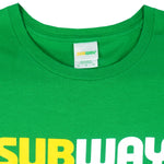 Vintage - Green Subway T-Shirt 1990s X-Large Vintage Retro