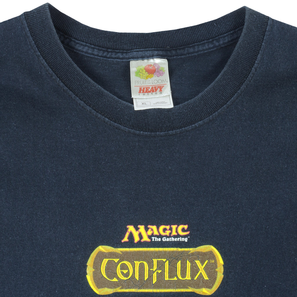 Vintage (Fruit Of The Loom) - Magic The Gathering Conflux T-Shirt 1990s X-Large Vintage Retro