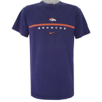 Nike - Denver Broncos Embroidered T-Shirt 1990s Medium