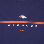 Nike - Denver Broncos Embroidered T-Shirt 1990s Medium Vintage Retro Football