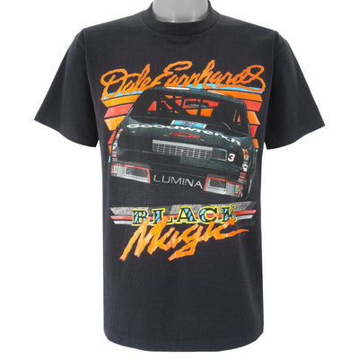NASCAR - Dale Earnhardt Black Magic T-Shirt 1990s Large