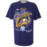 MLB (Pro Player) - New York Yankees World Series Champions T-Shirt 1998 Large Vintage Retro Baseball