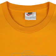 Nike - Yellow Classic T-Shirt 1990s XX-Large Vintage Retro
