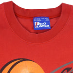 NBA (Pro Player) - Red Chicago Bulls Big Logo T-Shirt 1990s Large Vintage Retro Basketball