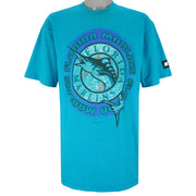Starter - Florida Marlins Big Logo T-Shirt 1992 Large Vintage Retro Basball