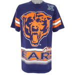 NFL (Salem) - Chicago Bears All Over Print Fan Jersey T-Shirt 1994 X-Large