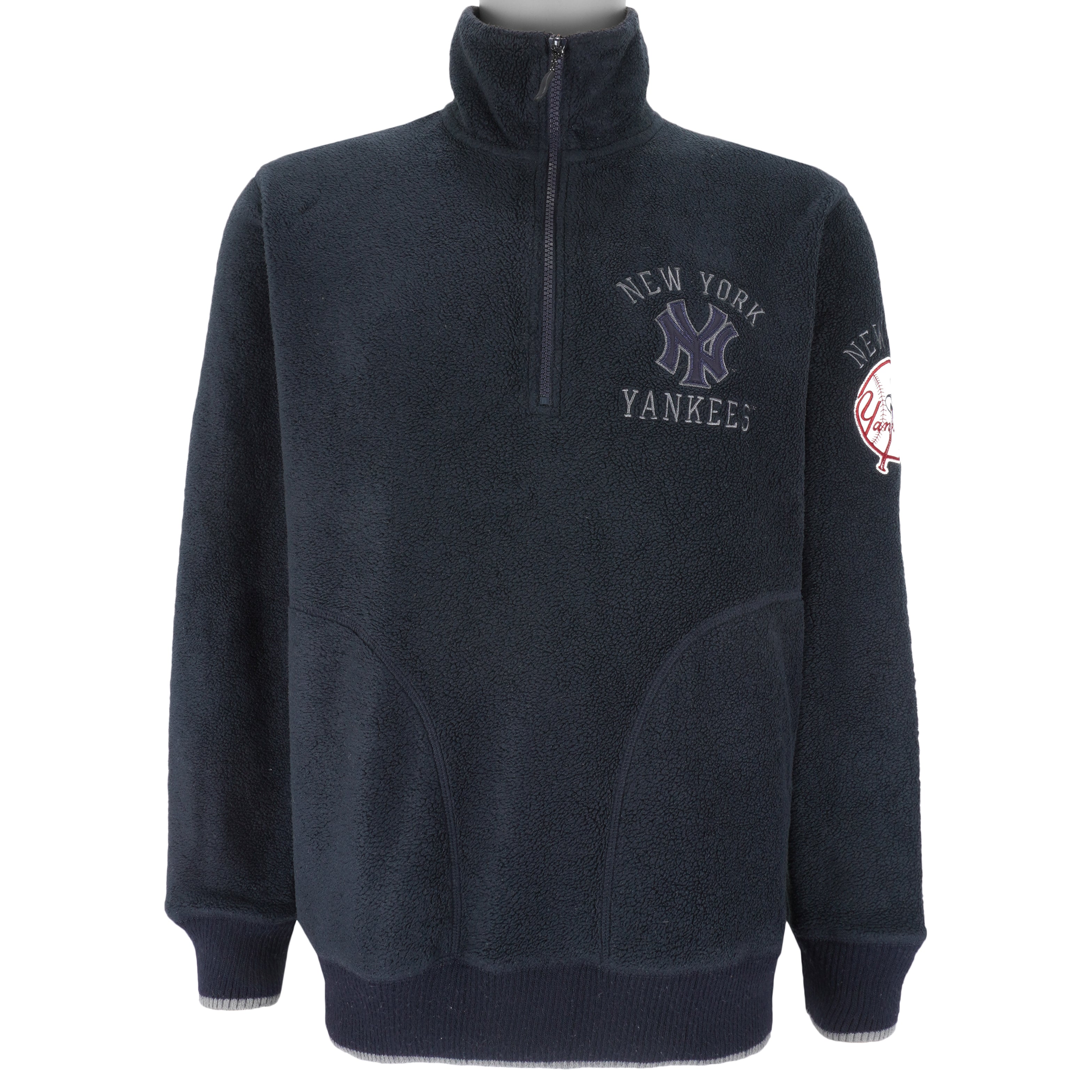 MLB - New York Yankees Embroidered Sweatshirt 1990s X-Large Vintage Retro Baseball