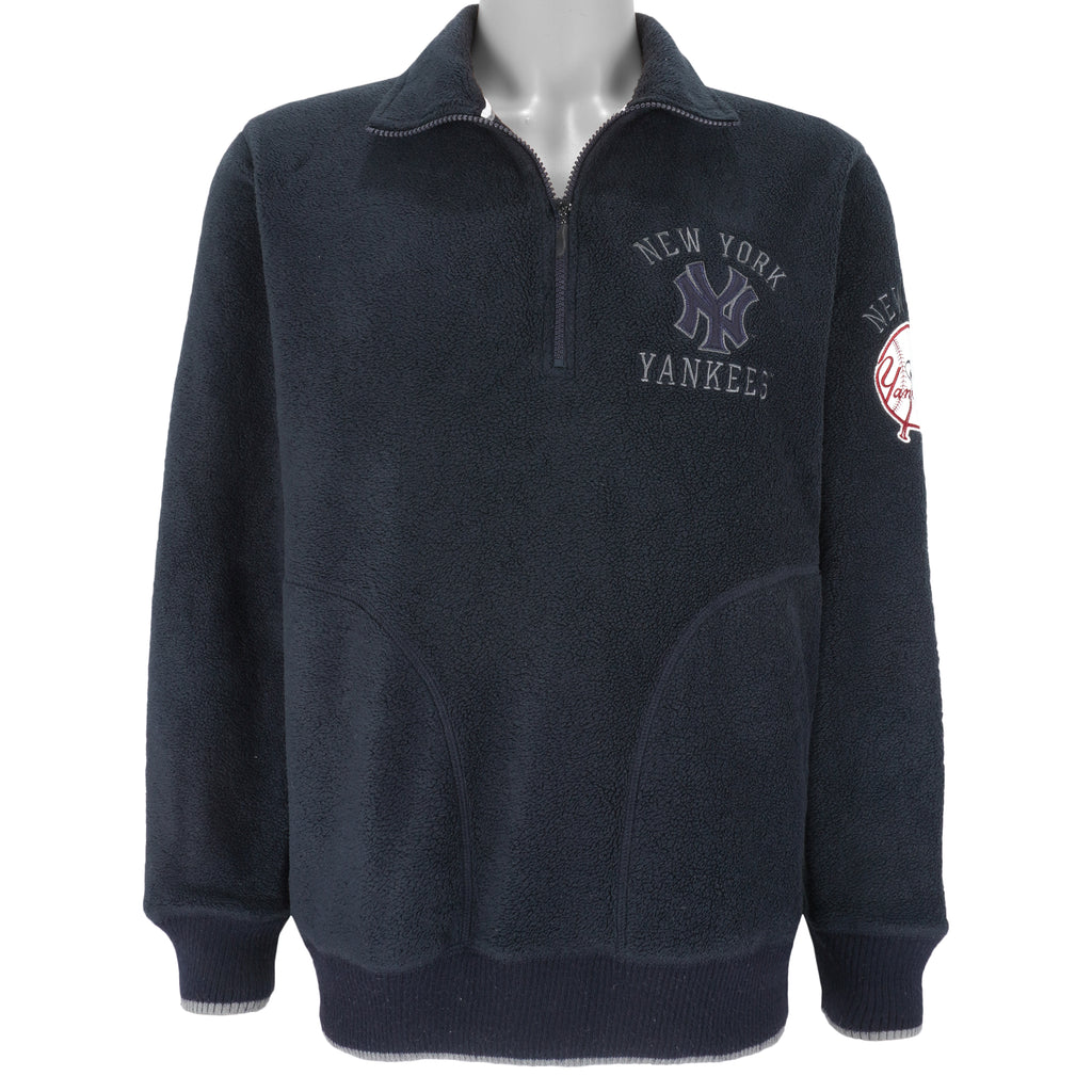 MLB - New York Yankees Embroidered Sweatshirt 1990s X-Large Vintage Retro Baseball