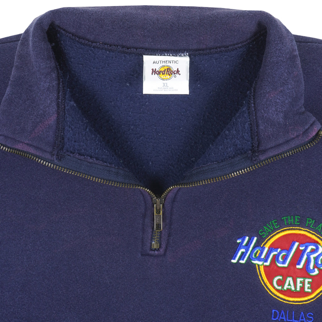 Vintage (Hard Rock) - Dallas Embroidered Sweatshirt 1990s X-Large Vintage Retro