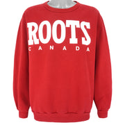 Vintage - Red Roots Canada Crew Neck Sweatshirt 1990s Large Vintage Retro