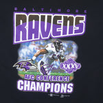 NFL - Ravens Baltimore Super Bowl 35th Champs T-Shirt 2001 X-Large Vintage Retro Football