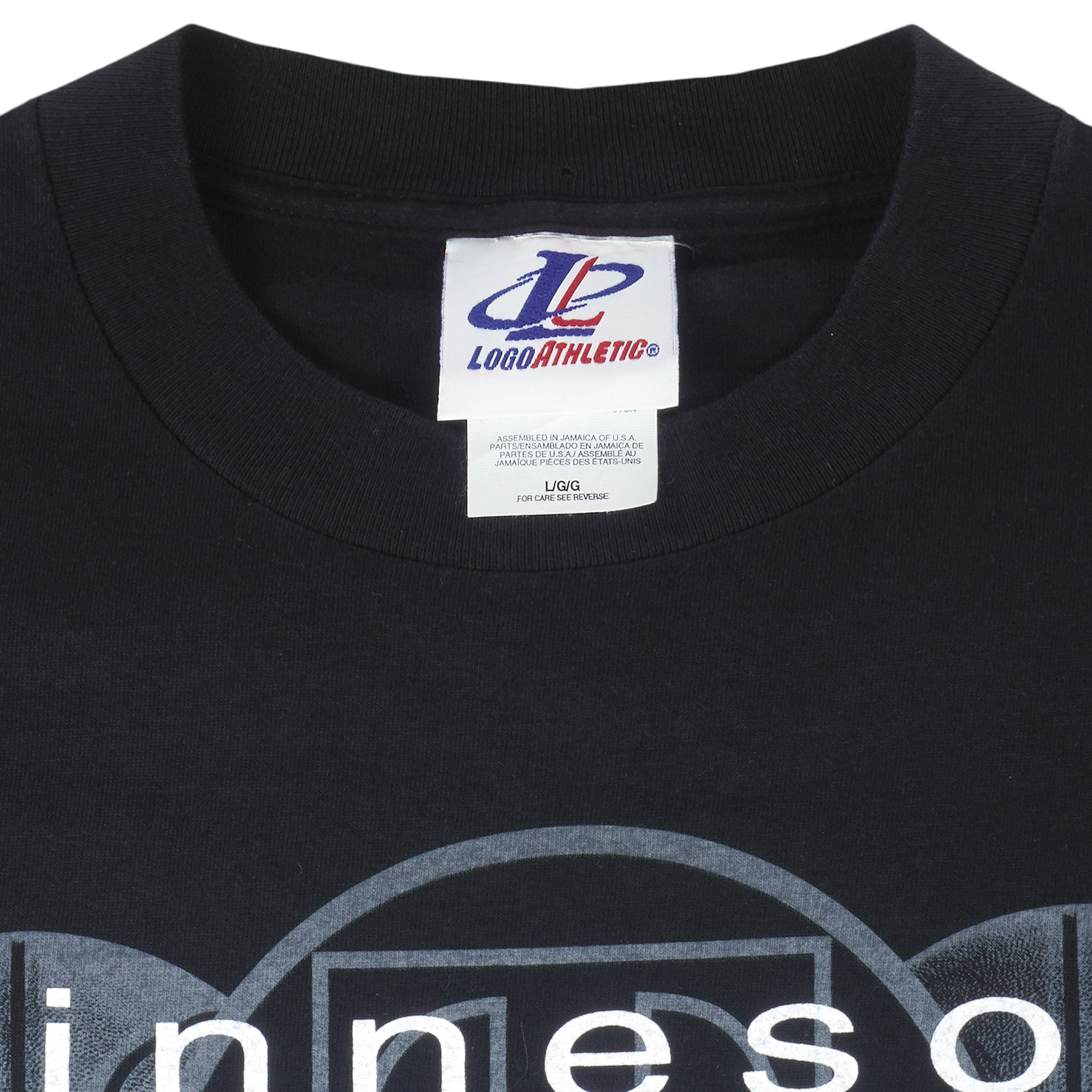 NBA (Logo Athletic) - Minnesota Timberwolves T-Shirt 1990s Large Vintage Retro Basketball