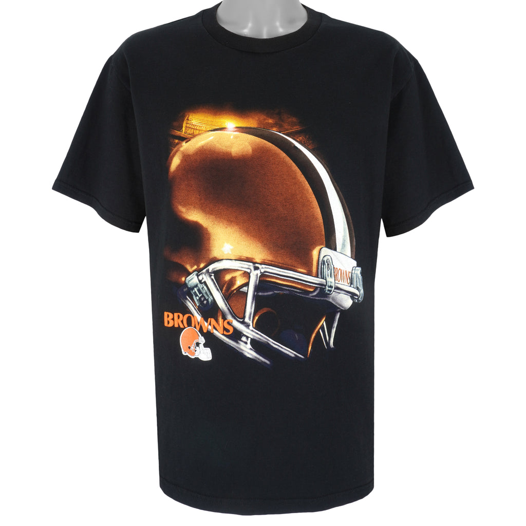 NFL - Cleveland Browns Big Logo T-Shirt 1990s Large Vintage Retro Football