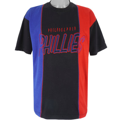 Starter - Philadelphia Phillies Embroidered T-Shirt 1990s Large
