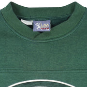 NFL (Lee) - Green Bay Packers Embroidered Crew Neck Sweatshirt 1990s Large Vintage Retro Football