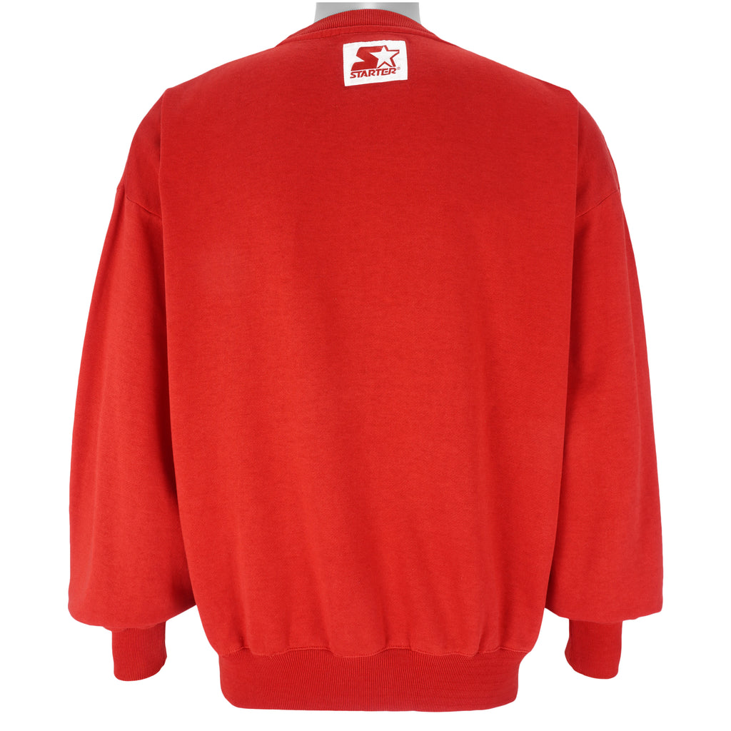 Starter - Montreal Canadiens Big Logo Sweatshirt 1990s X-Large Vintage Retro Hockey