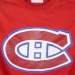 Starter - Montreal Canadiens Big Logo Sweatshirt 1990s X-Large Vintage Retro Hockey