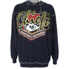 NFL - Kansas City Chiefs Hooded Sweatshirt 1995 Large Vintage Retro Football