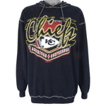 NFL - Kansas City Chiefs Hooded Sweatshirt 1995 Large Vintage Retro Football