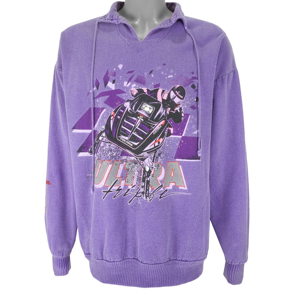 Vintage (Wek) - Polaris Ultra Snowmobile Sweatshirt 1990s X-Large Vintage Retro