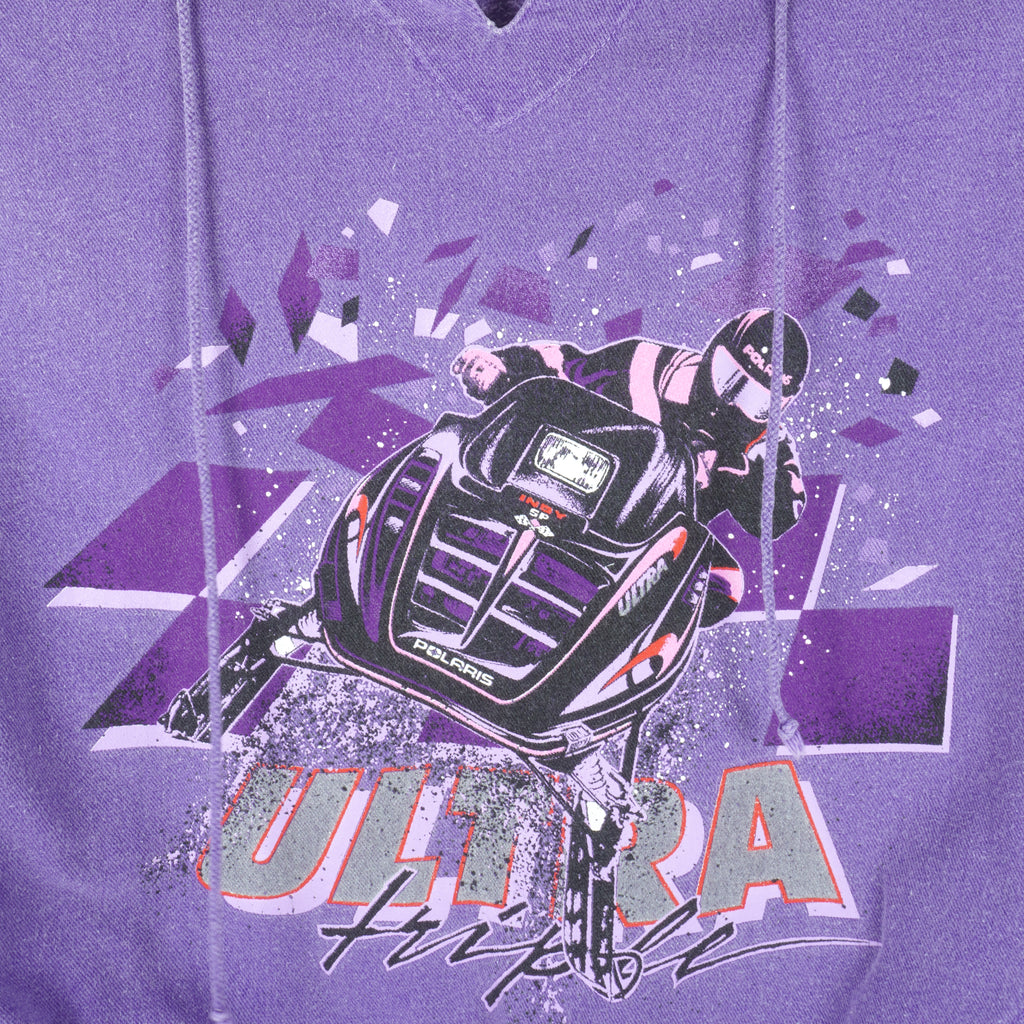 Vintage (Wek) - Polaris Ultra Snowmobile Sweatshirt 1990s X-Large Vintage Retro