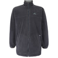 Adidas - Embroidered Zip-Up Fleece Jacket 1990s Small Vintage Retro