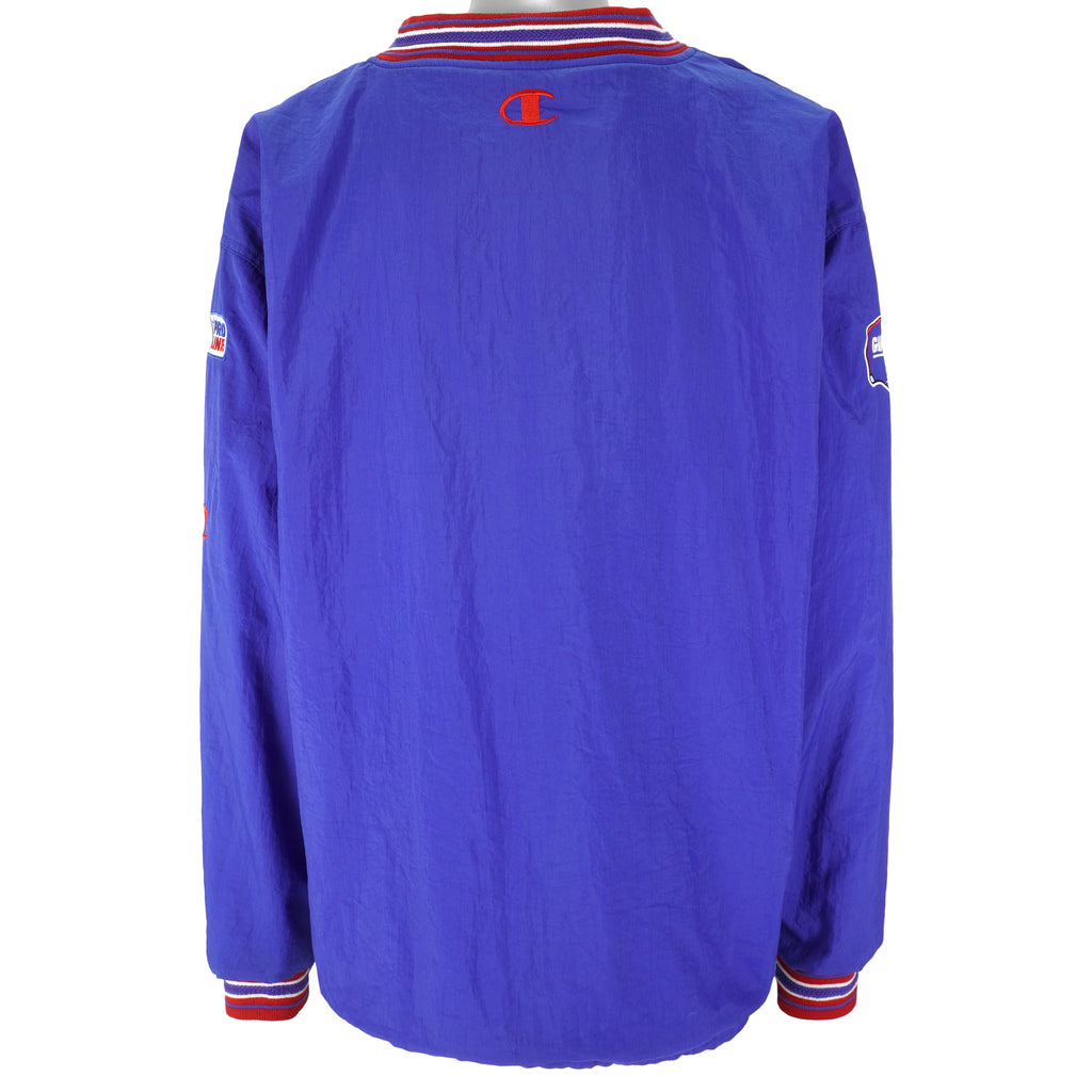 Champion - New York Giants Pullover Windbreaker 1990s X-Large Vintage Retro Football
