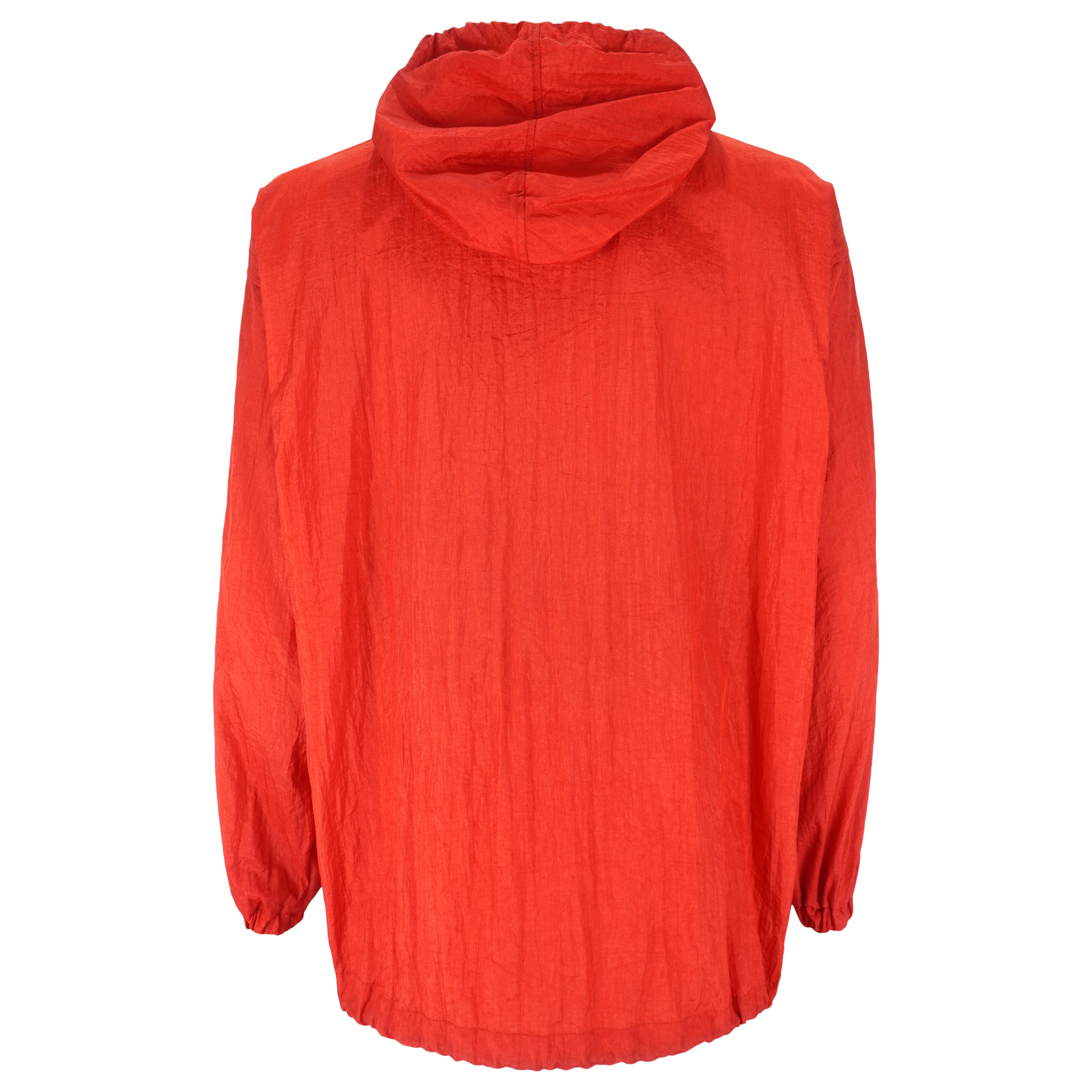 Vintage (Marlboro) - Red Hooded Pullover Windbreaker 1990s Medium Vintage Retro