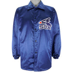 MLB - Chicago White Sox Satin Jacket 1990s Large Vintage Retro Baseball