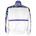 Ellesse - White Patterned Windbreaker 1990s X-Large Vintage Retro