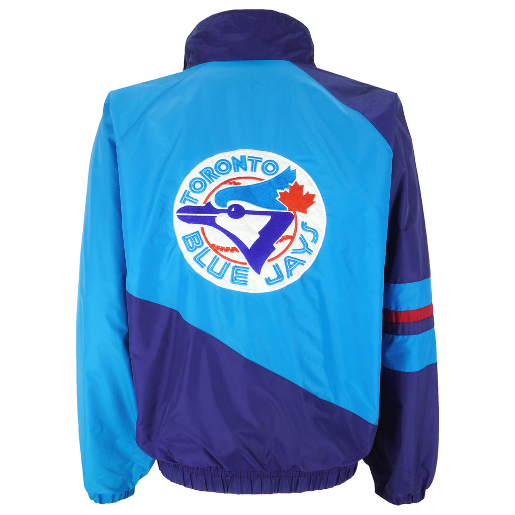 MLB (NF) - Toronto Blue Jays Big Logo Windbreaker 1990s X-Large Vintage Retro Baseball