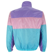 Lacoste - Tricolor Zip-Up Windbreaker 1990s Medium Vintage Retro