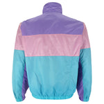 Lacoste - Tricolor Zip-Up Windbreaker 1990s Medium Vintage Retro