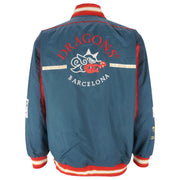 Adidas - Dragons Barcelona NFL Europe Embroidered Jacket 1990s Large Vintage Retro Football