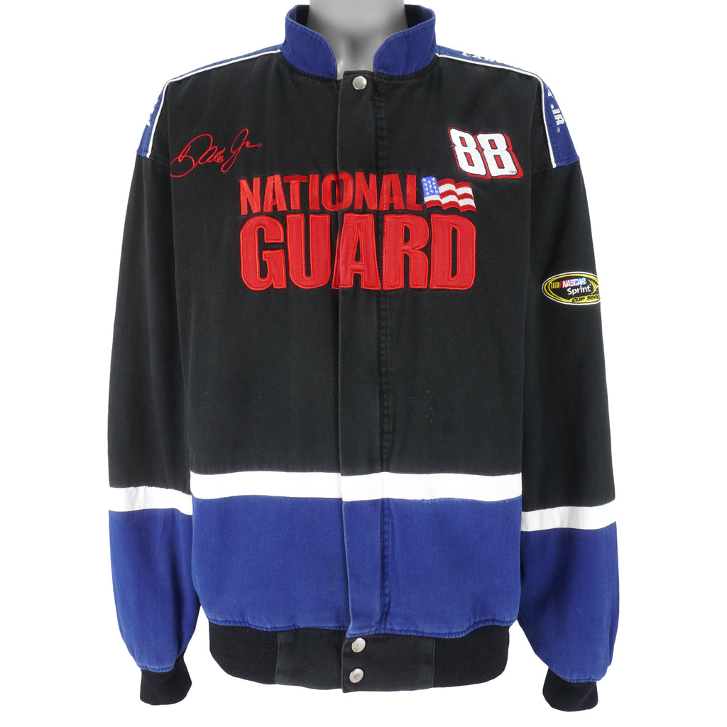 NASCAR - National Guard Dale Earnhardt Jr. Jacket 2000s X-Large Vintage Retro