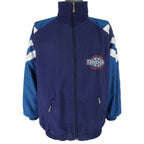 Reebok - Blue Big Logo Windbreaker 1990s X-Large Vintage Retro