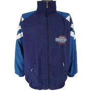 Reebok - Blue Big Logo Windbreaker 1990s X-Large Vintage Retro