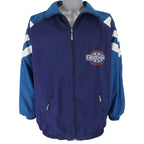 Reebok - Blue Big Logo Windbreaker 1990s X-Large Vintage Retro
