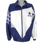 NFL (Pro Player) - Dallas Cowboys Embroidered Jacket 1990s Large Vintage Retro Football