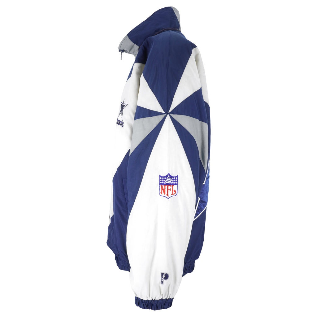 NFL (Pro Player) - Dallas Cowboys Embroidered Jacket 1990s Large Vintage Retro Football