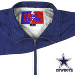 NFL (Pro Player) - Dallas Cowboys Embroidered Jacket 1990s Large Vintage Retro Football