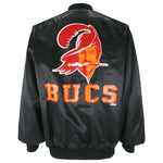 NFL (Locker Line) - Tampa Bay Buccaneers Satin Jacket 1998 X-Large Vintage Retro Football