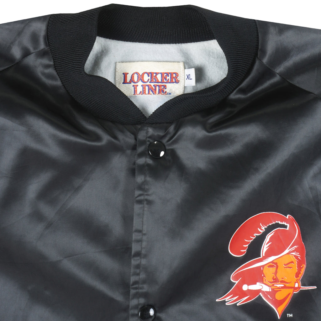NFL (Locker Line) - Tampa Bay Buccaneers Satin Jacket 1998 X-Large Vintage Retro Football