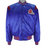 NFL (Swingster) - Buffalo Bills Button-Up Satin Jacket 1980s Large