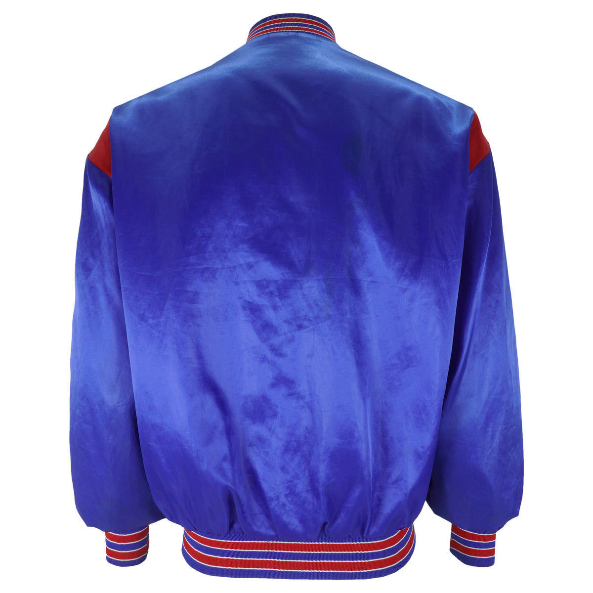 NFL (Swingster) - Buffalo Bills Button-up Satin Jacket 1980s Large Vintage Retro Football