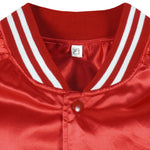 Vintage - Budweiser Button-Up Satin Jacket 1990s Large Vintage Retro